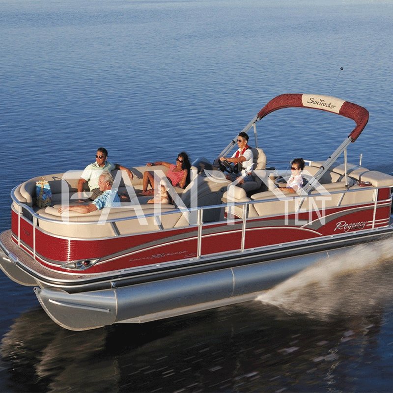 Aluminium Party Luxury Fishing Custom Mini Passenger Double Decker Pontoon Plastic Restaurant Boats Electric Frame Flooring