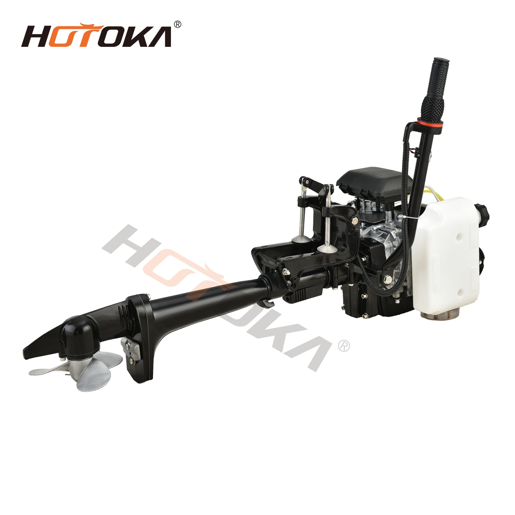 China air Cooled 55cc 1.6kw Gasoline Outboard Boat Motor 4 Stroke Outboard Engines Small Fishing Boat Engine