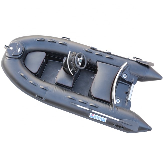 High Speed 3.3m 10.8ft Jet Ski RIB Fiberglass Hull Inflatable Boat for Sale Double Outboard Sport Fishing Boat