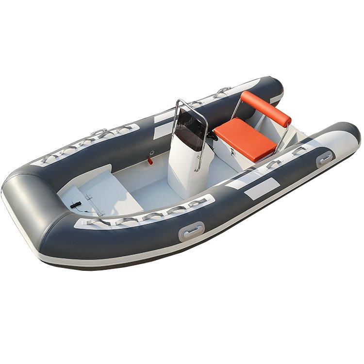 Inflatable Orca Hypalon PVC RIB Sport Yacht 390 Aluminum Hypalon Rowing Boat With Outboard Engine