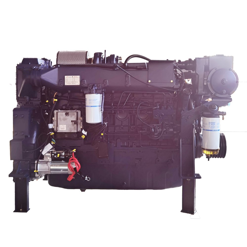 350HP Water Cooled 6 Cylinders Marine Diesel Boat Engine with Gearbox for Main Propulsion