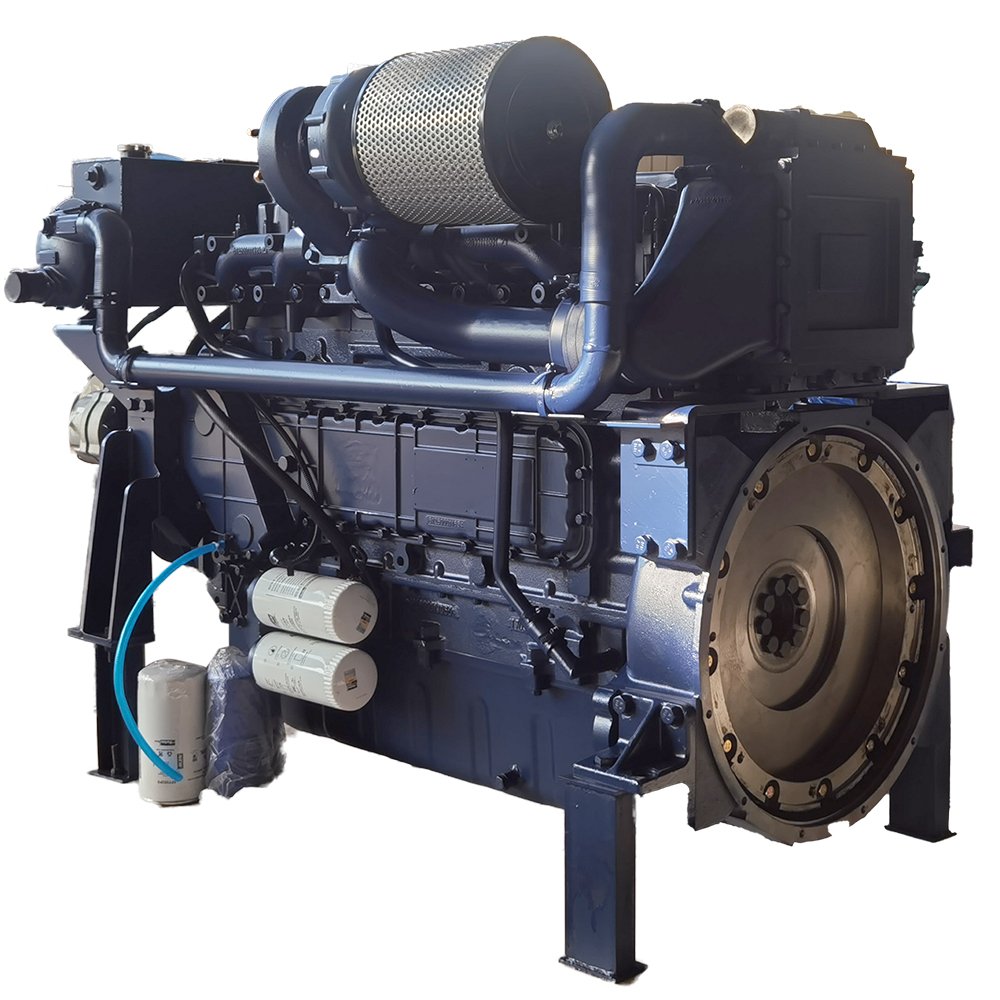350HP Water Cooled 6 Cylinders Marine Diesel Boat Engine with Gearbox for Main Propulsion