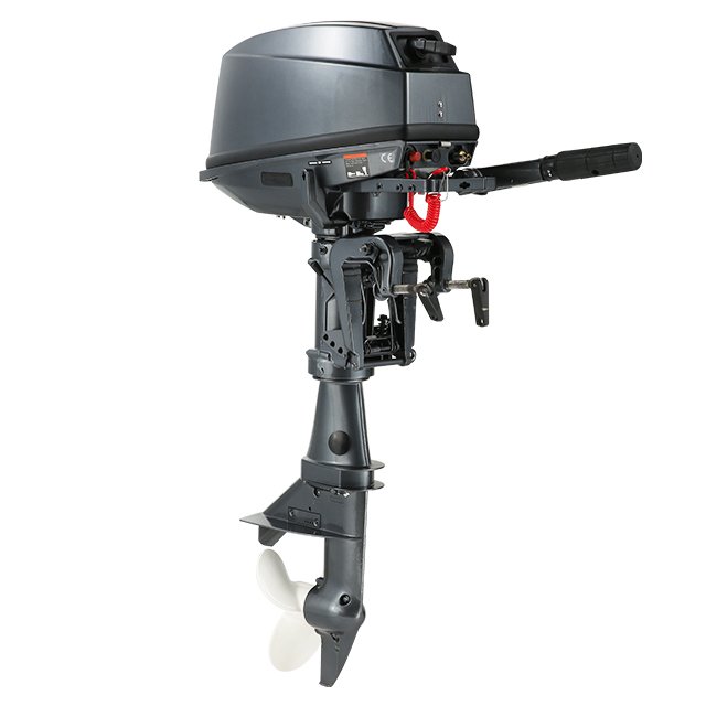 CE Approved 2 Stroke 9.8HP Outboat Gasoline Engine with Water Cooling System Short/Long Shaft 12L Fuel Tank