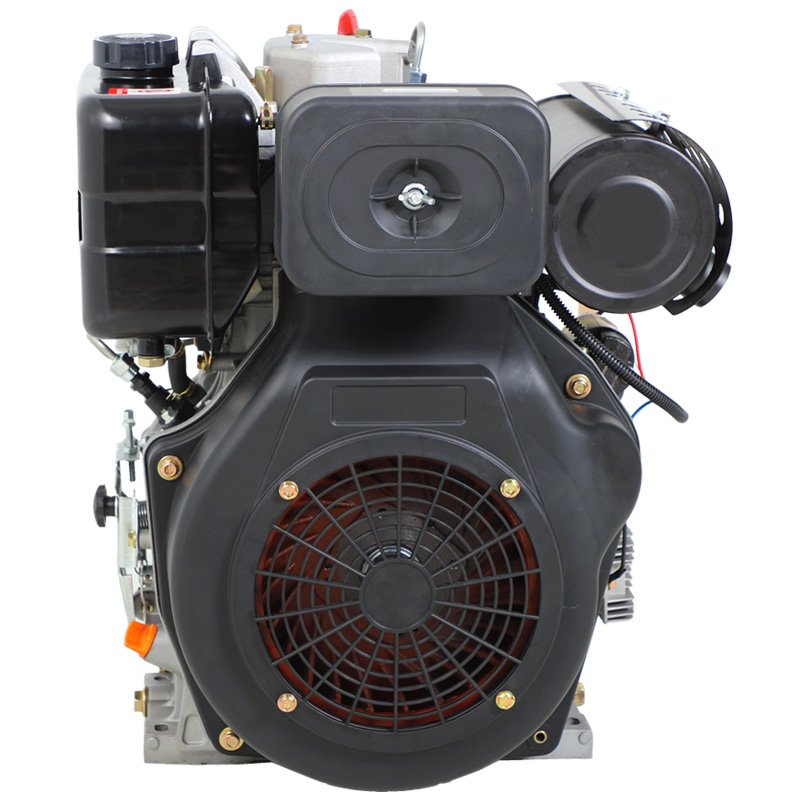 1100F Electric Start 16HP Single Cylinder Air-Cooled Diesel Engine Power Gearbox Industrial Use Boat Construction Machinery
