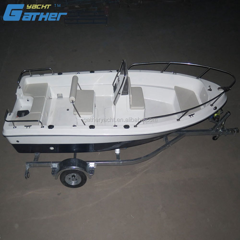 Gather Factory 5m Fishing Boat China Hot Sale Fiberglass Boat for Sale