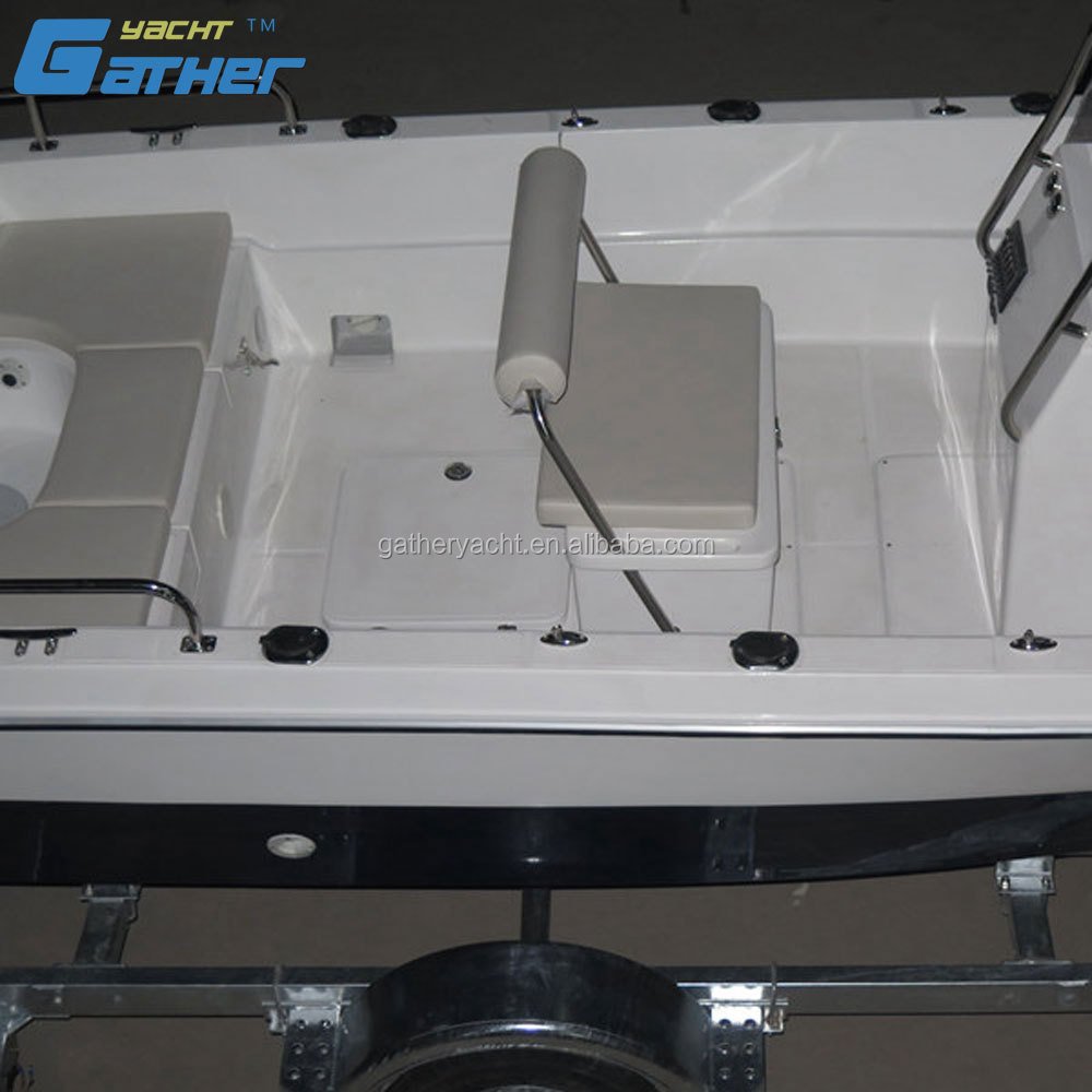 Gather Factory 5m Fishing Boat China Hot Sale Fiberglass Boat for Sale