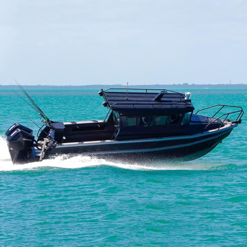New Deep V 7.5m Cabin Cruiser Speed Boat Aluminium Ocean Fishing Boat Without Motor for Sale