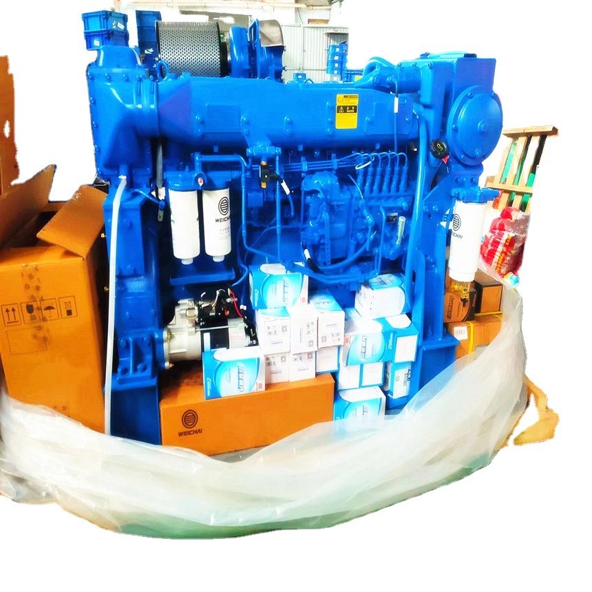 WEICHAI WD10 Marine diesel Engine 326hp 2100rpm Boat Engine for Ship in Stock 4 Stroke Marine Engine