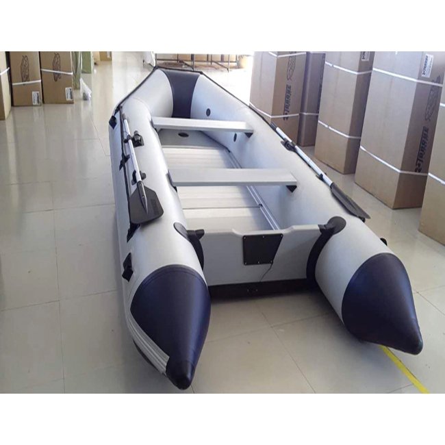 5m 6m 700 Ribbed PVC & Hypalon Inflatable Sport Boats with Air Floor for Fishing Outdoor Sports with Engine Combo Set Included