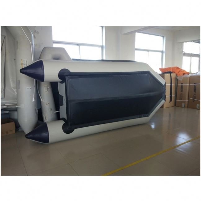 5m 6m 700 Ribbed PVC & Hypalon Inflatable Sport Boats with Air Floor for Fishing Outdoor Sports with Engine Combo Set Included