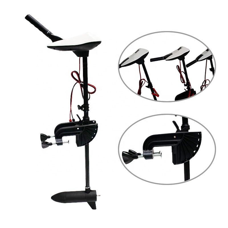 2025 Foldable Electric Outboard Trolling Motor Stainless Steel Shaft Boat Engine Outboard Motor