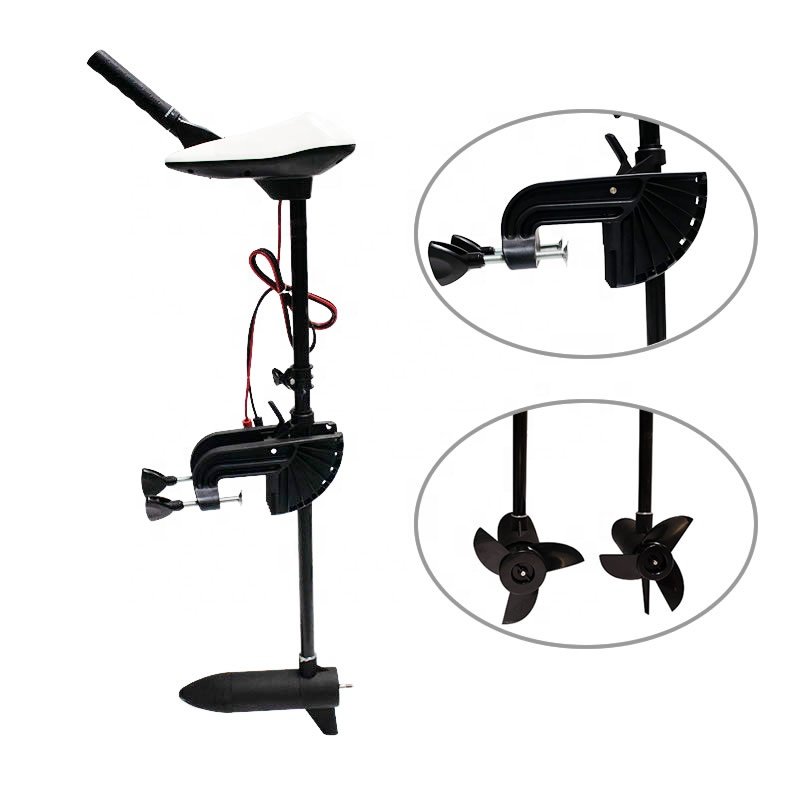 2025 Foldable Electric Outboard Trolling Motor Stainless Steel Shaft Boat Engine Outboard Motor