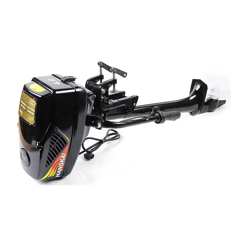 Hangkai Short Axis 4hp Electric Outboard Motor 48v Outboard Motor Electric Engine Boat Trade