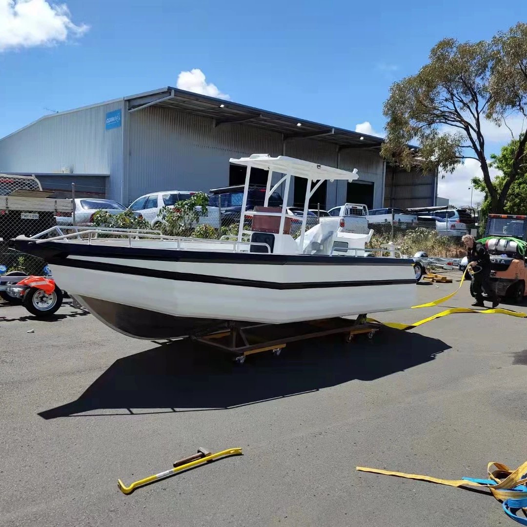 Easycraft 6m/19ft High Performance Aluminum Alloy Yacht Boat for Sea Sports and Outboard Engine Fishing