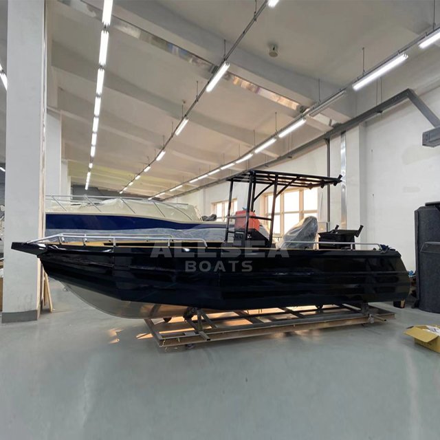 Easycraft 6m/19ft High Performance Aluminum Alloy Yacht Boat for Sea Sports and Outboard Engine Fishing
