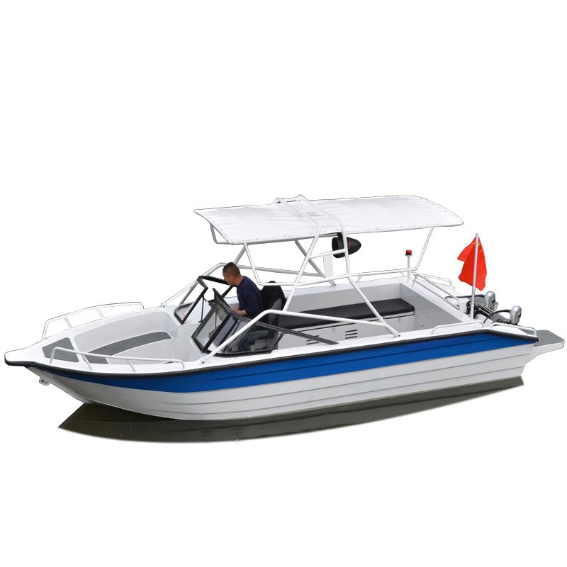 480 580 Patrol Boat with Engine V Hull Console Sport Yacht for River Racing Lake Bass Vessel Fully Welded Aluminum Boats