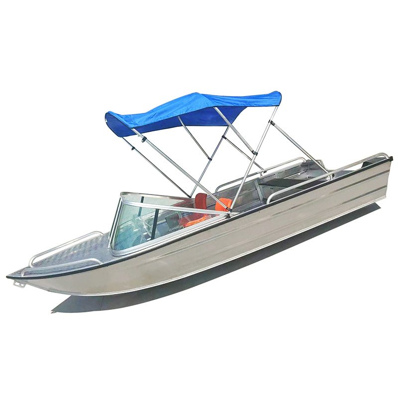 480 580 Patrol Boat with Engine V Hull Console Sport Yacht for River Racing Lake Bass Vessel Fully Welded Aluminum Boats