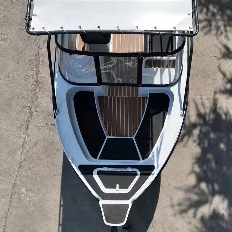 480 580 Patrol Boat with Engine V Hull Console Sport Yacht for River Racing Lake Bass Vessel Fully Welded Aluminum Boats