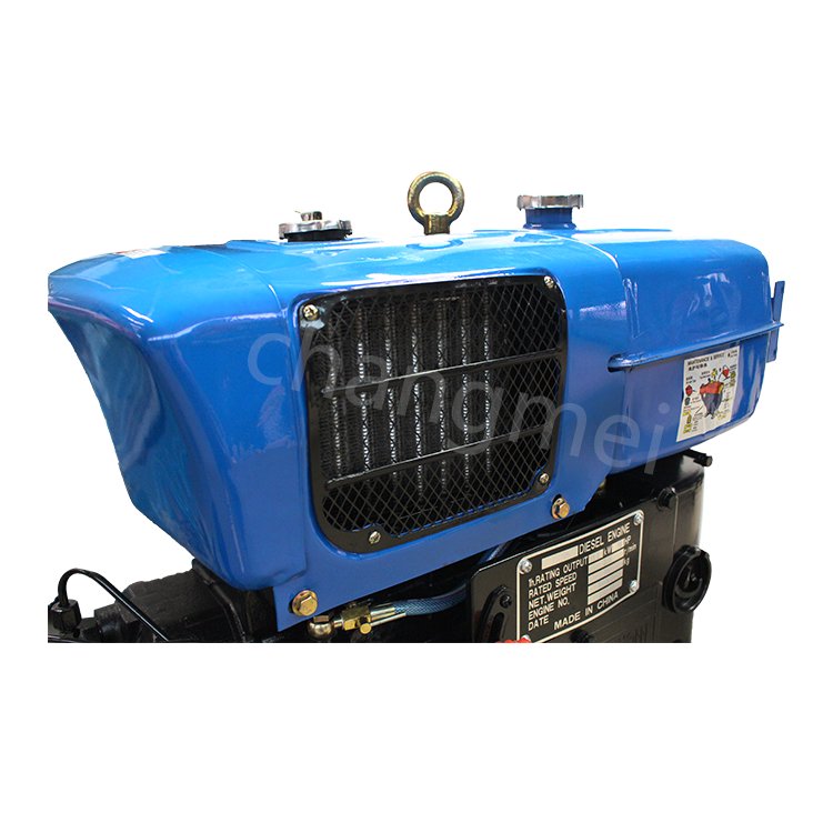 20hp Single Cylinder diesel Engine with Radiator ZS1110NM Motocultor diesel Engine