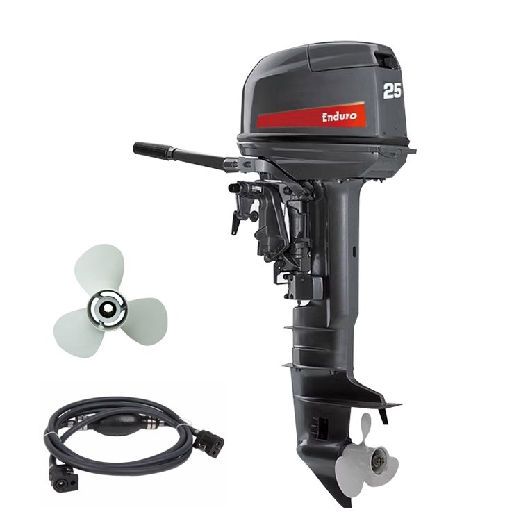 New 25HP 2 Stroke Outboard Gasoline Boat Engine High Performance with Excellent Condition