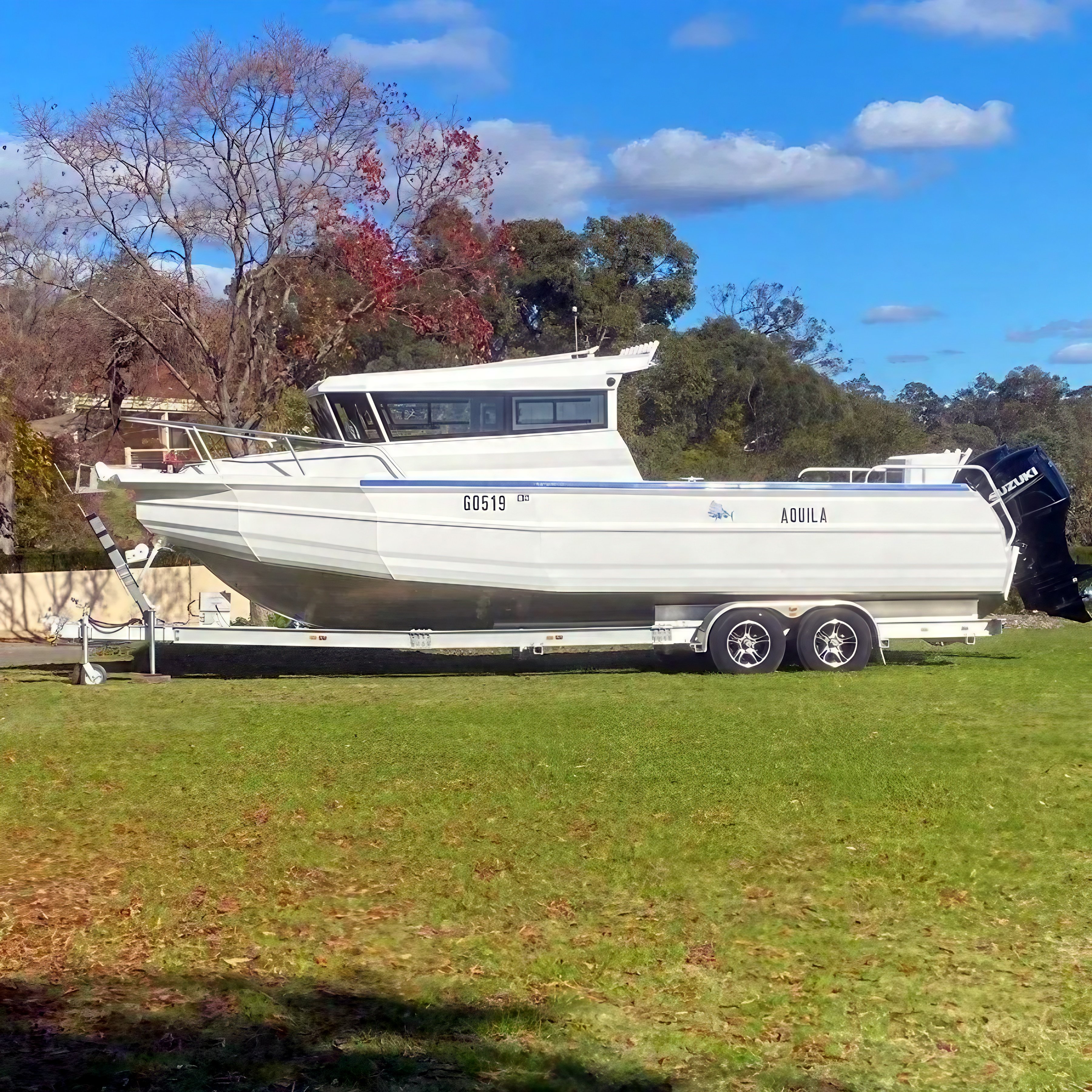 Gospel Luxury 30ft Aluminium Plate Sport Yacht 9m Cabin Fishing Boat for Sale