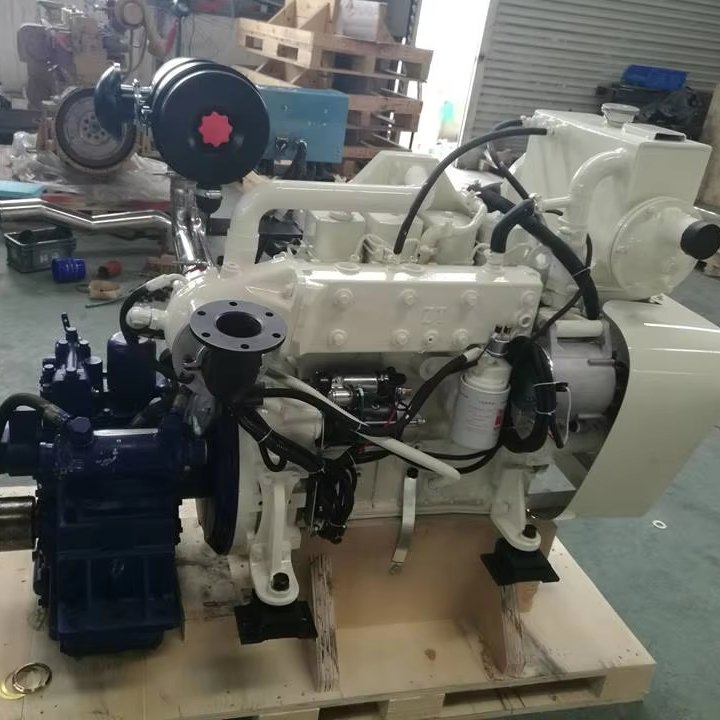Dongfeng DCEC Brand Marine Used 100hp 4 Cylinders diesel Engine 4BTA3.9-M100 Boat Motor Wet Exhaust Pipe Turbocharger