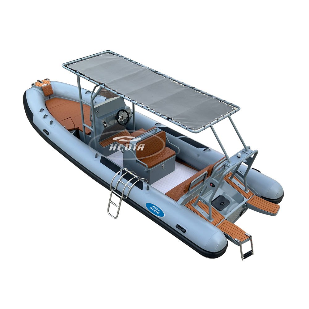 CE China 23ft Patrol DL700 Inflatable Rib Boats With Engine Rib Inflatable Boat Hypalon Deep V Boat