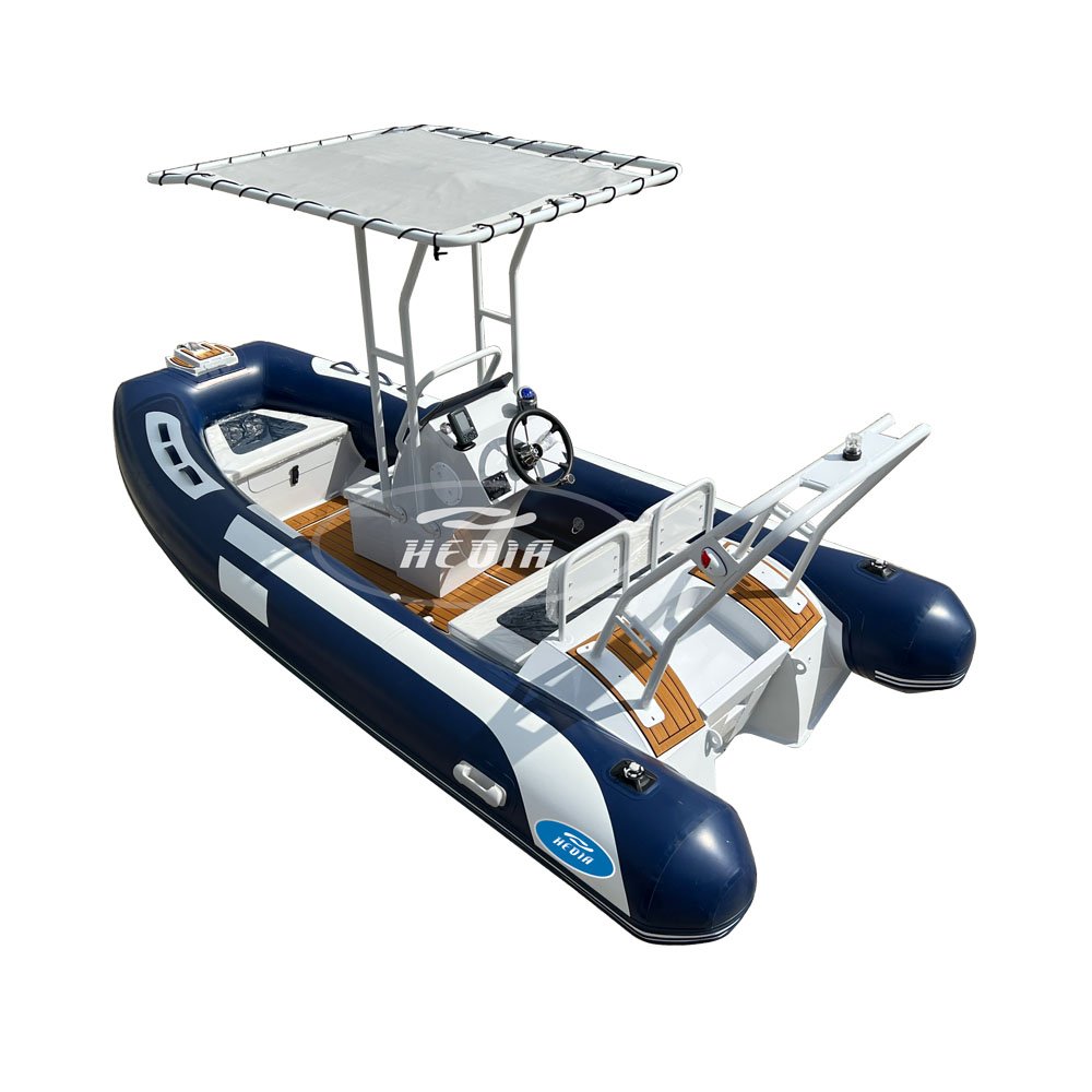 14ft Orca Hypalon Aluminum Rib 4.20 m Inflatable Boat with 40 hp Engine