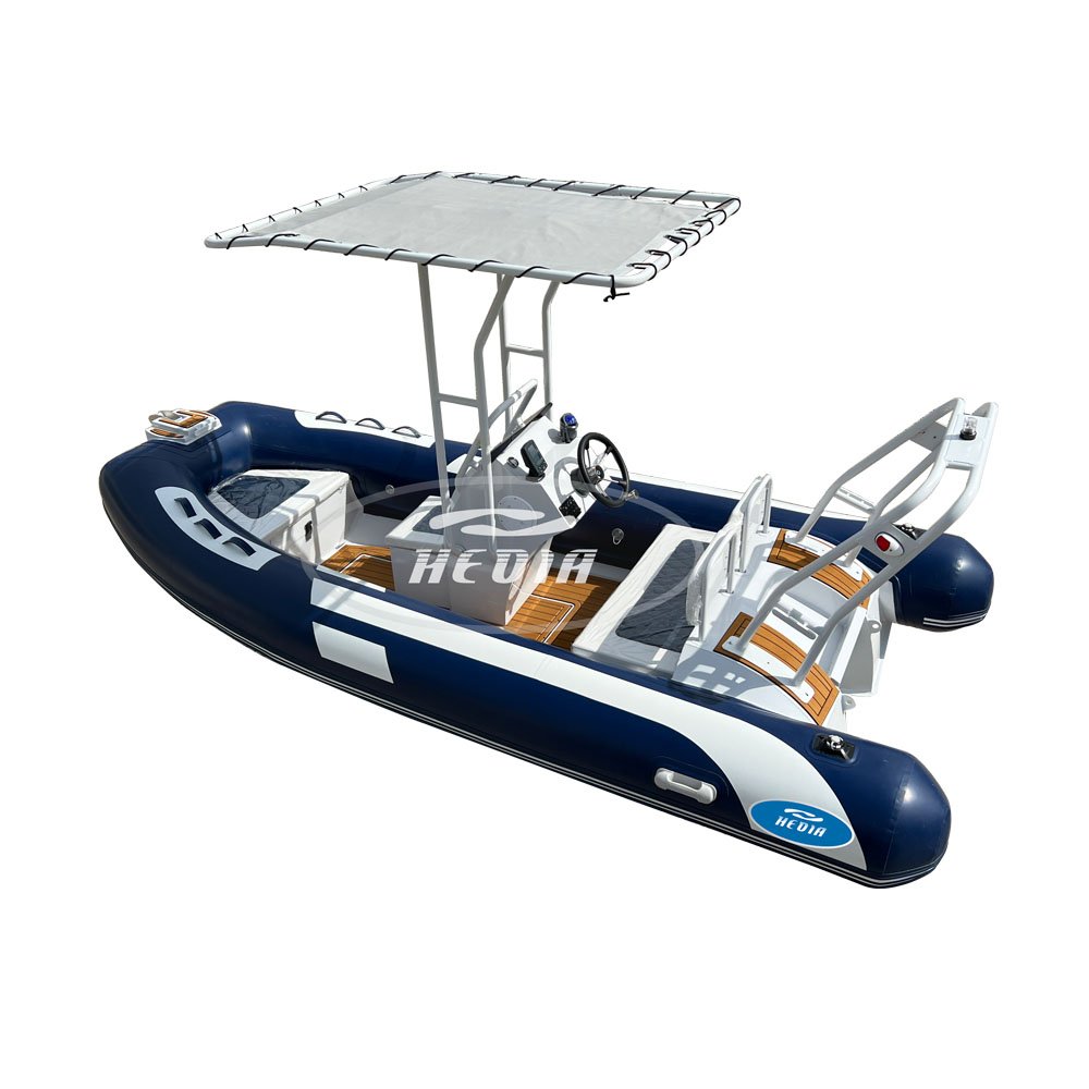 14ft Orca Hypalon Aluminum Rib 4.20 m Inflatable Boat with 40 hp Engine