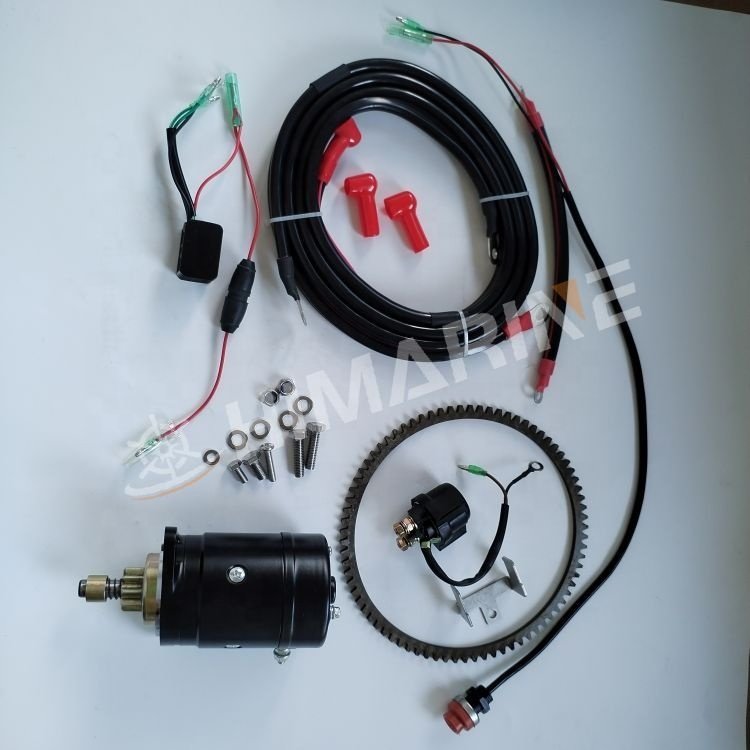 Electric Start Kit for 25HP 30HP Tohatsu Outboard Motor Boat Engine Electric Start Conversion Kit