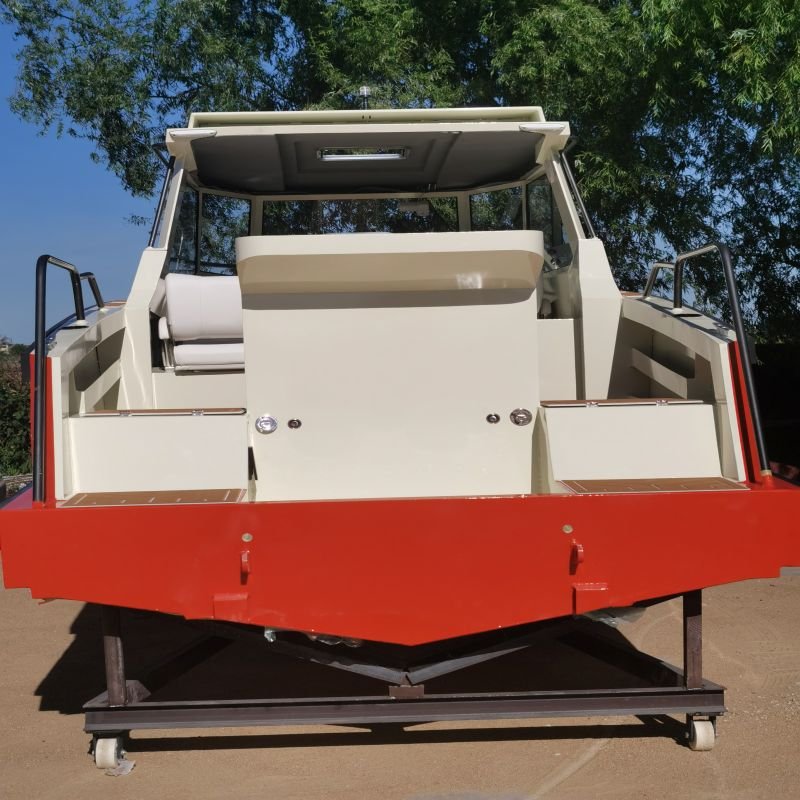 Italian Designed 6.2m 20ft Welded High Speed Yacht Deep-V Hull Sport Aluminum Fishing Cabin Boat for Sale