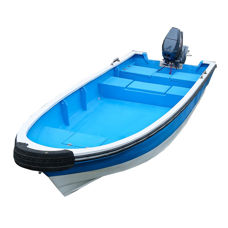 530 Sea Fishing Boat Panga Awning Outboard Engine 60HP Console Self-draining Fuel tank Oxygen Equipment for Sale