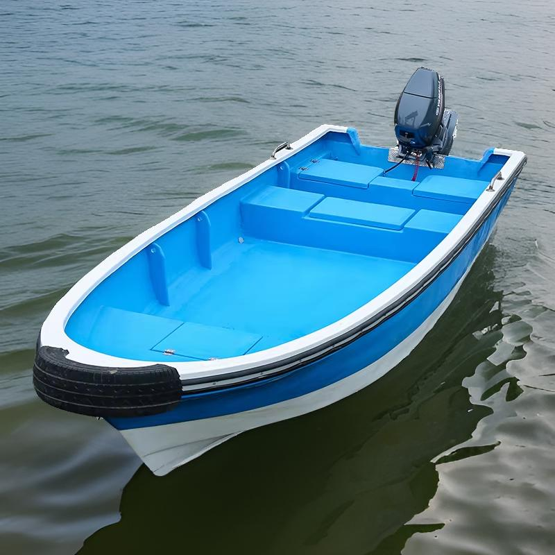 530 Sea Fishing Boat Panga Awning Outboard Engine 60HP Console Self-draining Fuel tank Oxygen Equipment for Sale