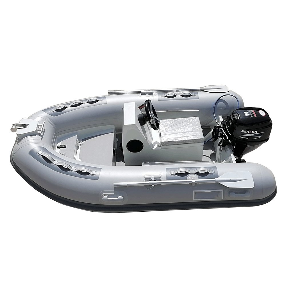 10 Feet Aluminum Semi-rigid Inflatable Boat Rib 300 With 15HP Outboard Engine