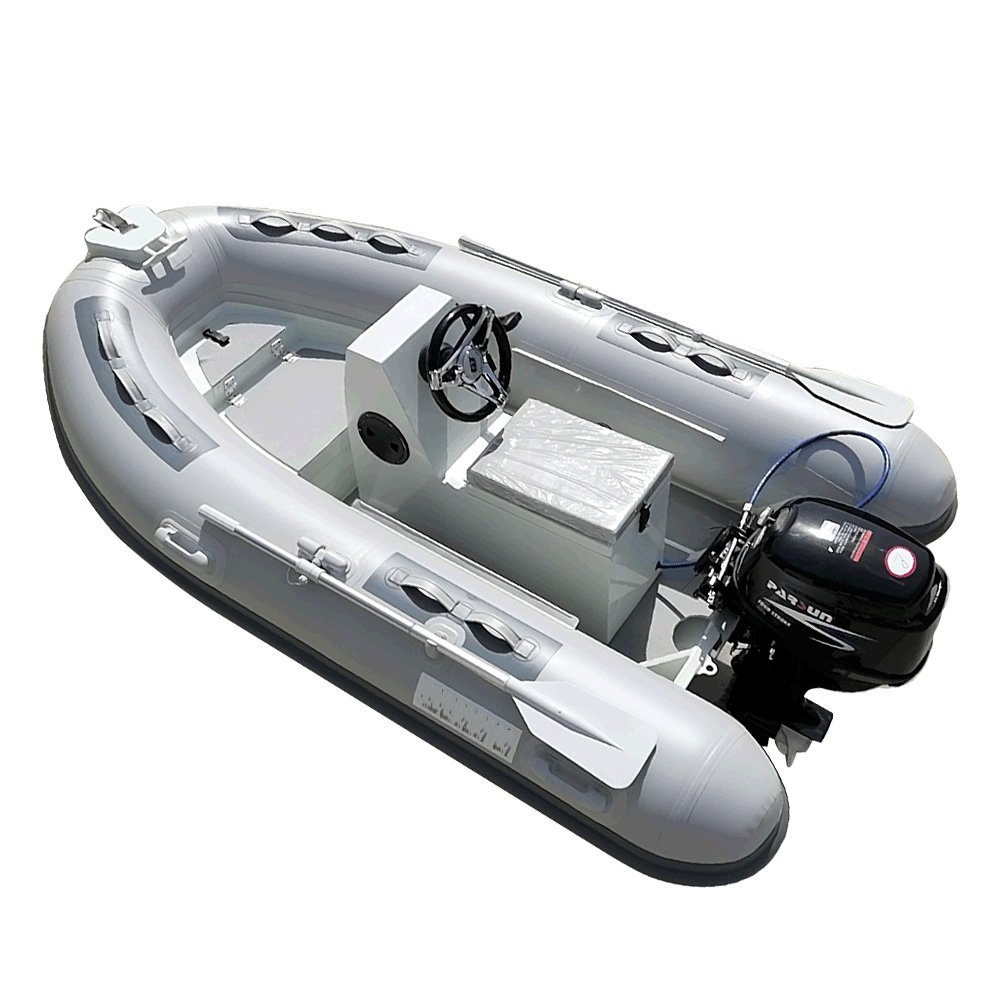 10 Feet Aluminum Semi-rigid Inflatable Boat Rib 300 With 15HP Outboard Engine