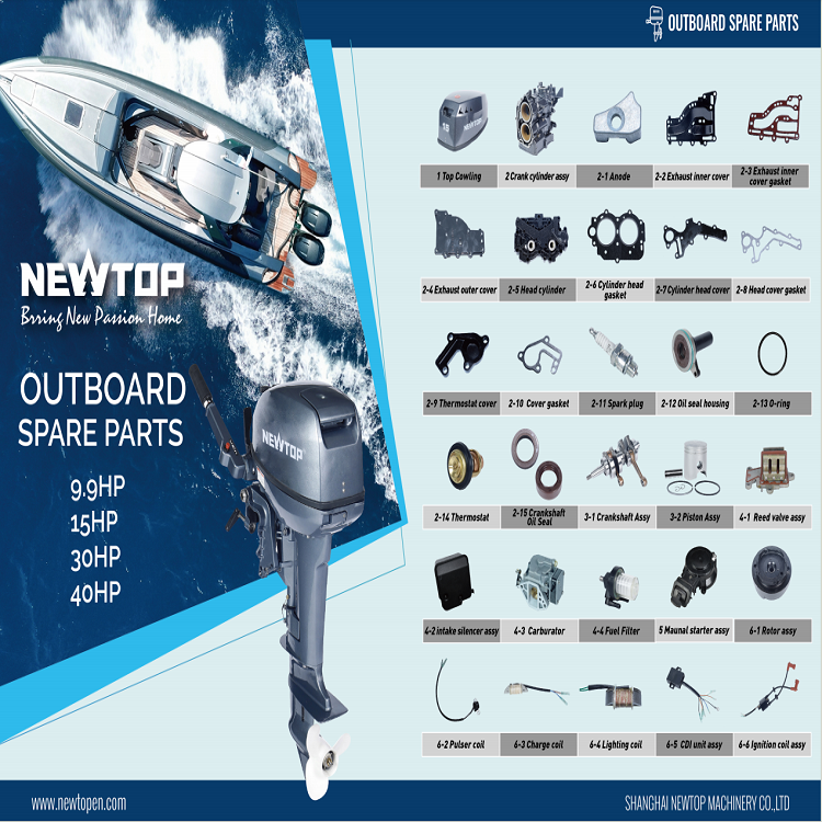 2/4 Stroke 40hp 60hp Gasoline Engine Outboard for Ya Ma ha