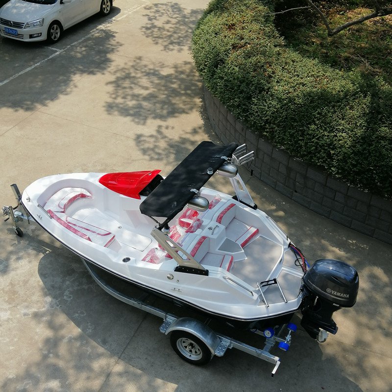 16ft Fiberglass Hull Sport and Fishing High Speed Boat Outboard Engine