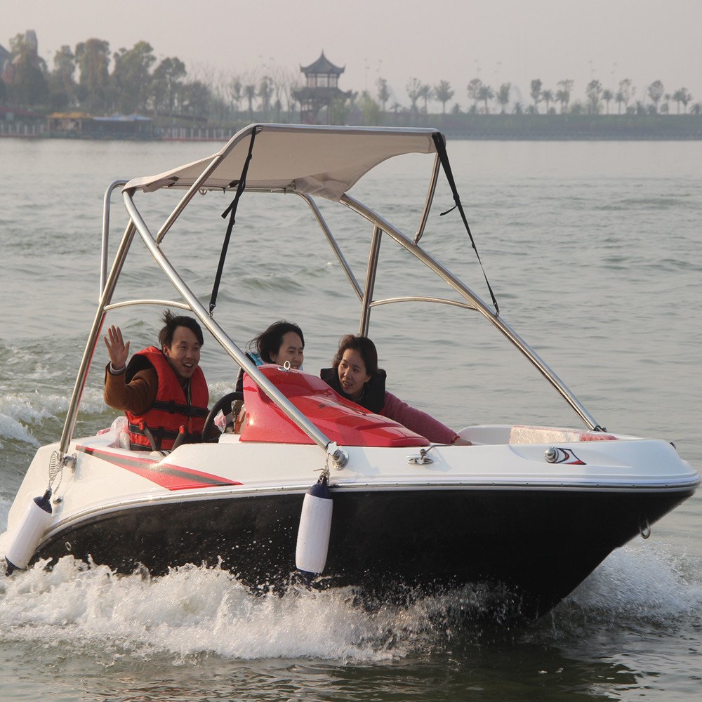 16ft Fiberglass Hull Sport and Fishing High Speed Boat Outboard Engine