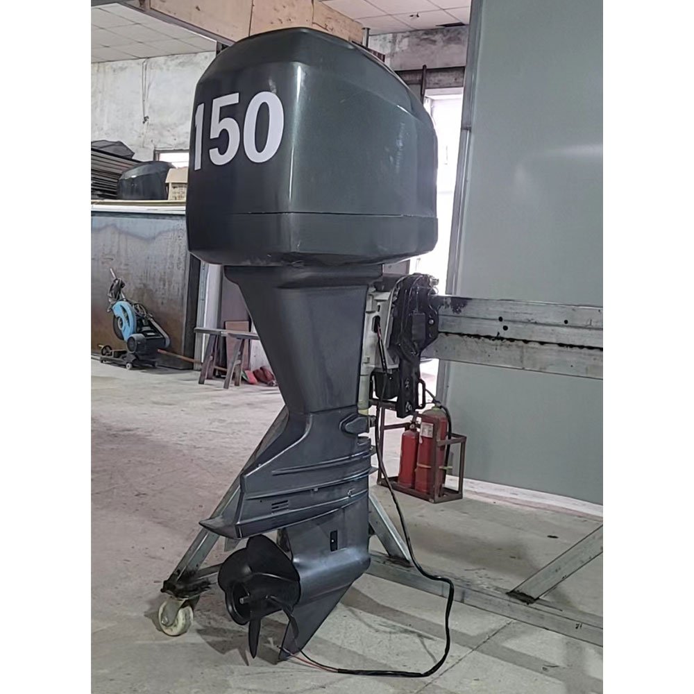 High Quality 4 Stroke 4 Cylinder 150HP Diesel Outboard Engine Water Cooled Electric Start New for Official Boat
