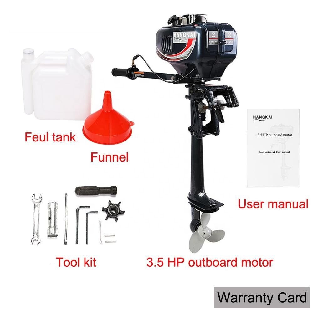 China Small 2HP 2 Stroke Boat Engine Outboard Motors HANGKAI
