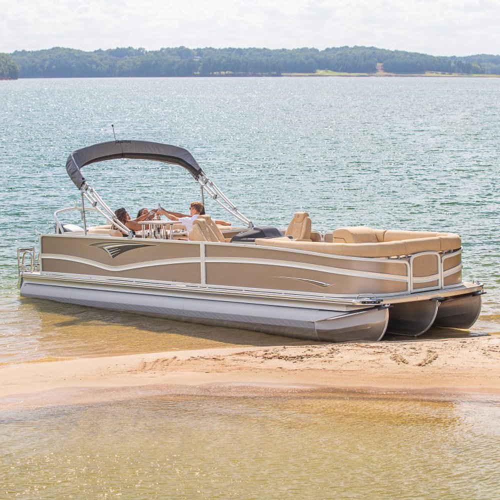 Best Family Aluminium Pontoon Boats for Fishing Cruising Luxury Party Barge Yacht with Outboard Engine for Sports Entertainment
