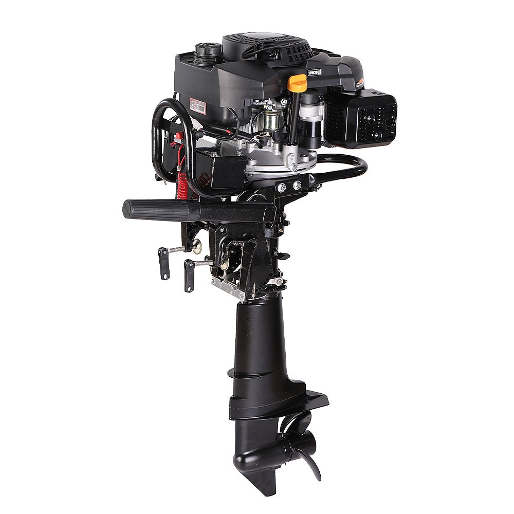 New Zonsen225e 4 Stroke Air-Cooled Diesel Outboard Motors Electric Start Compatible Gasoline Fuel Type