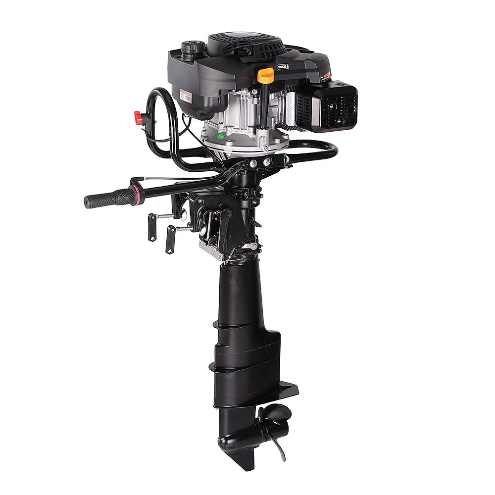 New Zonsen225e 4 Stroke Air-Cooled Diesel Outboard Motors Electric Start Compatible Gasoline Fuel Type