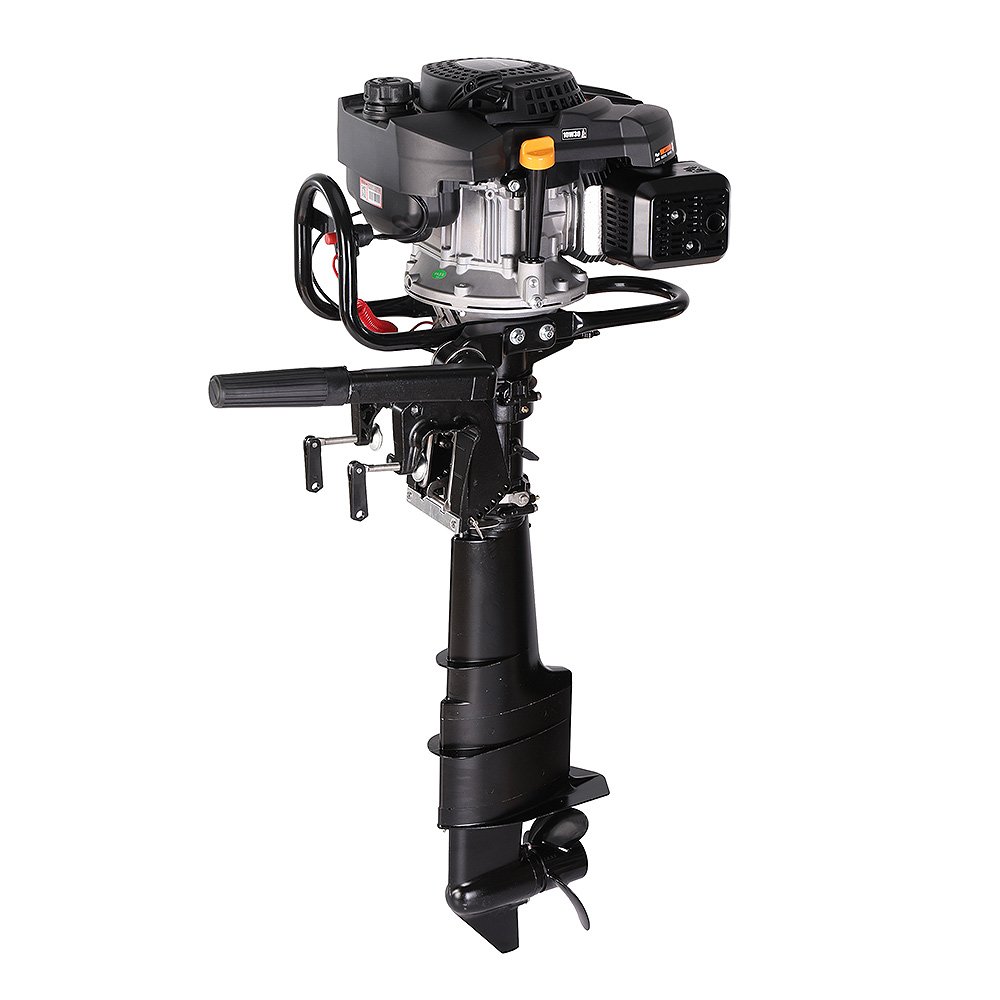 New Zonsen225e 4 Stroke Air-Cooled Diesel Outboard Motors Electric Start Compatible Gasoline Fuel Type