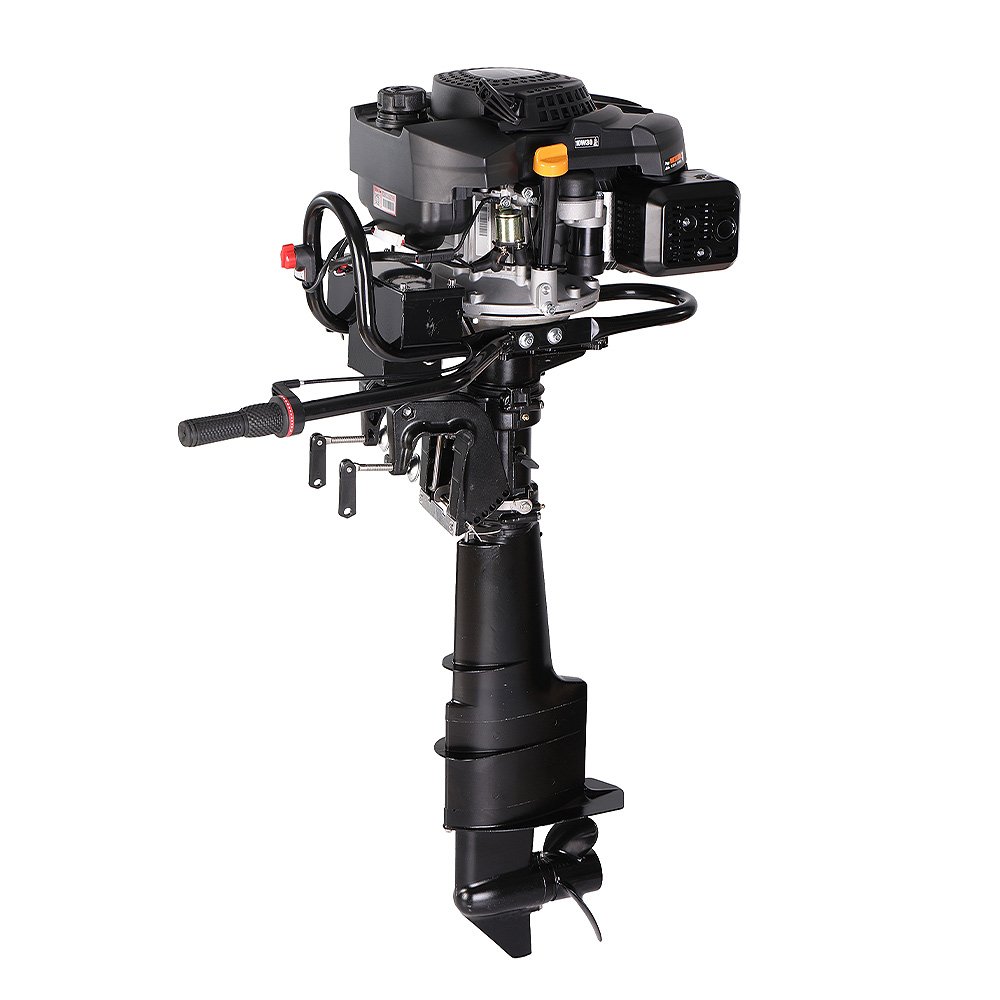 New Zonsen225e 4 Stroke Air-Cooled Diesel Outboard Motors Electric Start Compatible Gasoline Fuel Type