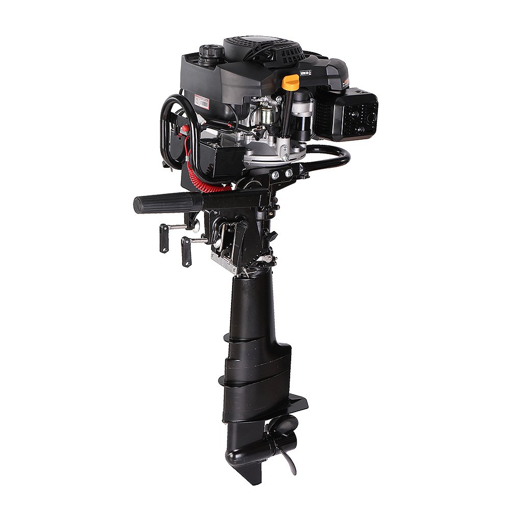 New Zonsen225e 4 Stroke Air-Cooled Diesel Outboard Motors Electric Start Compatible Gasoline Fuel Type