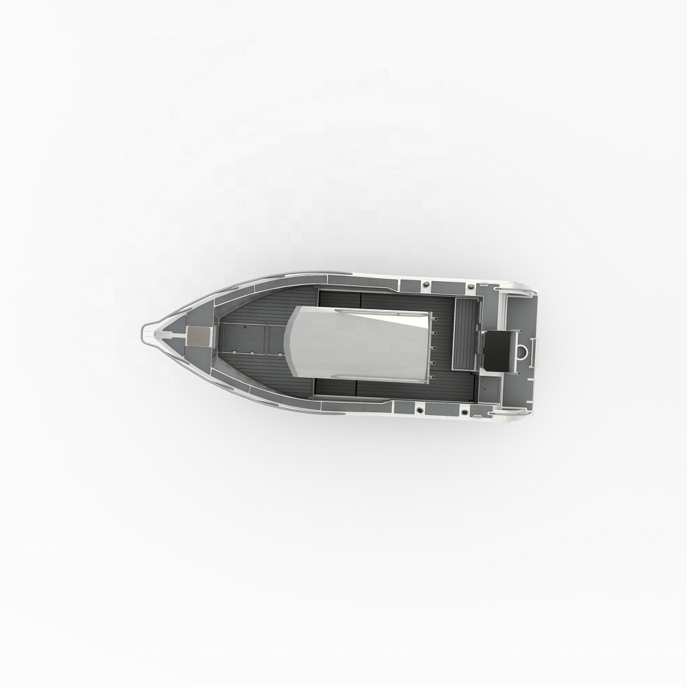 Aluminum Aluminum Center/side Console Rowing Fishing Boats with T-TOP Boat Supplier Allsea 20.5ft 6.25m Outboard Engine 1 Set Ce