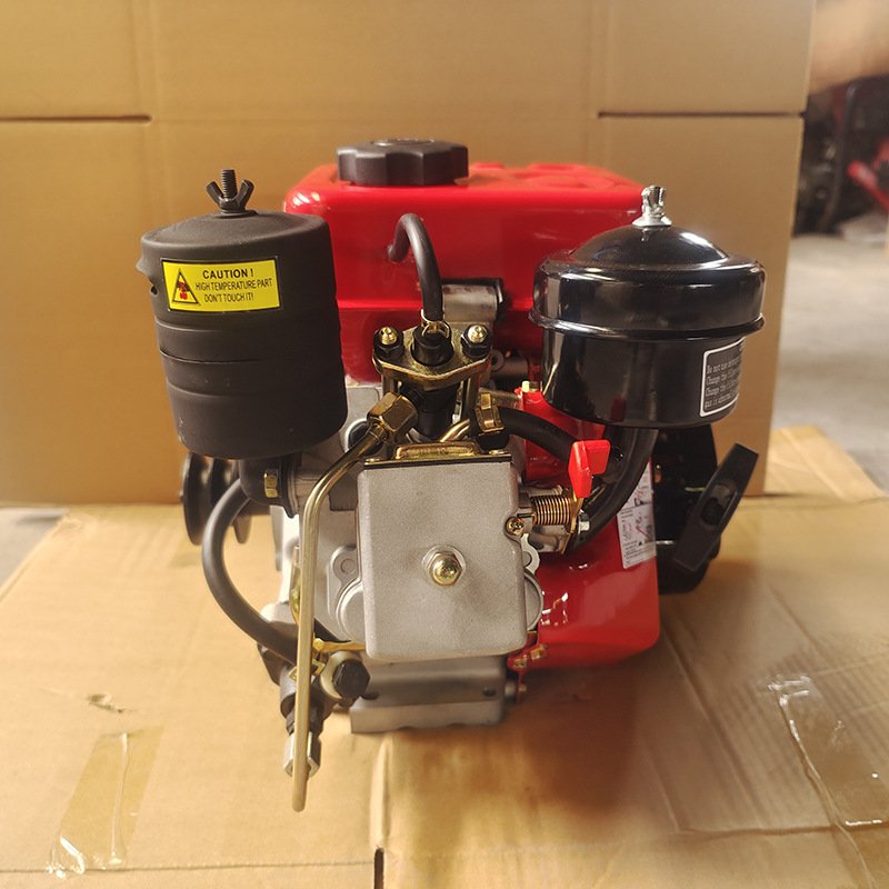 Single Cylinder Electric Start Air-Cooled 170F Diesel Engine with Steam Power New Condition for Boats and Trucks