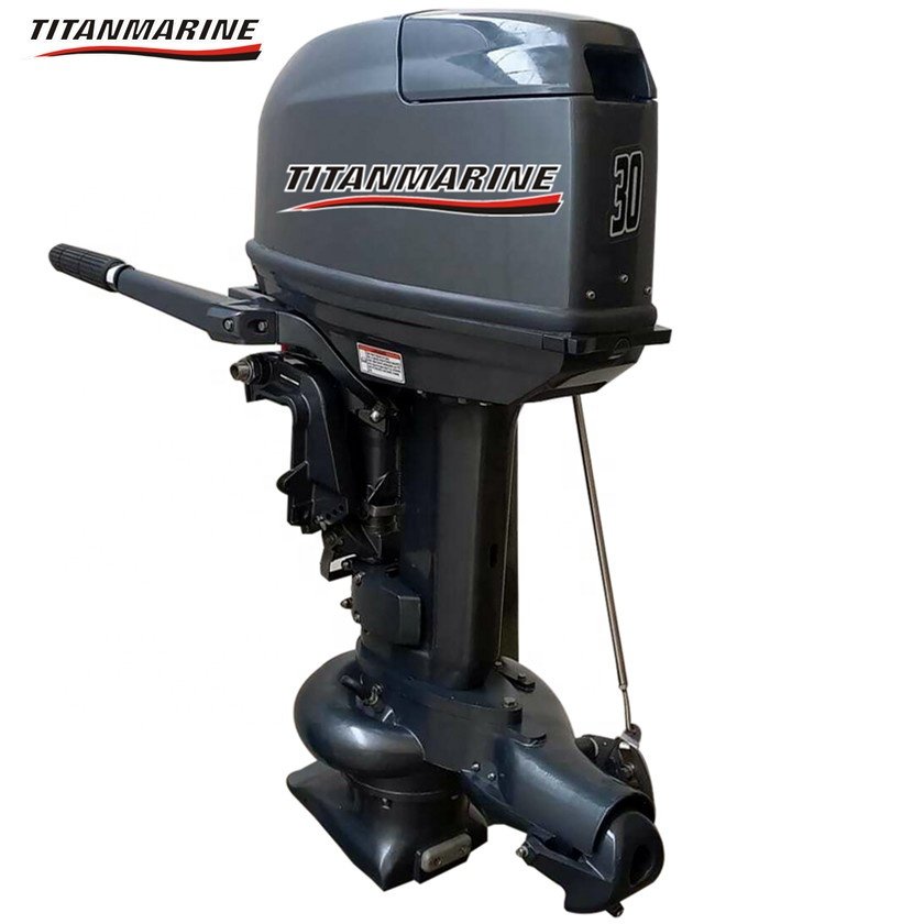 2 Stroke 30HP Water Jet Drive Pump Outboard Motor Boat Engine Compatible with Tohatsu YAMAHA