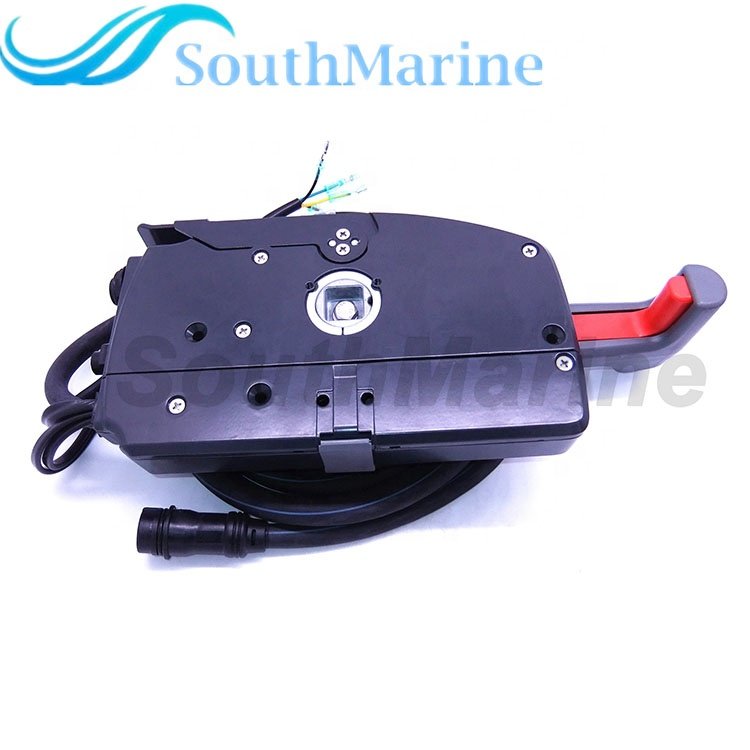 Boat Engines 703-48207-22-00 Side Mount Remote Control Throttle Shift Box for Yamaha Outboard Engine 10 Pin, Right Hand